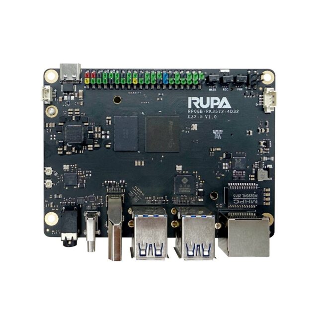 RUPA-RK3572-A1 单板计算机正面 / front view